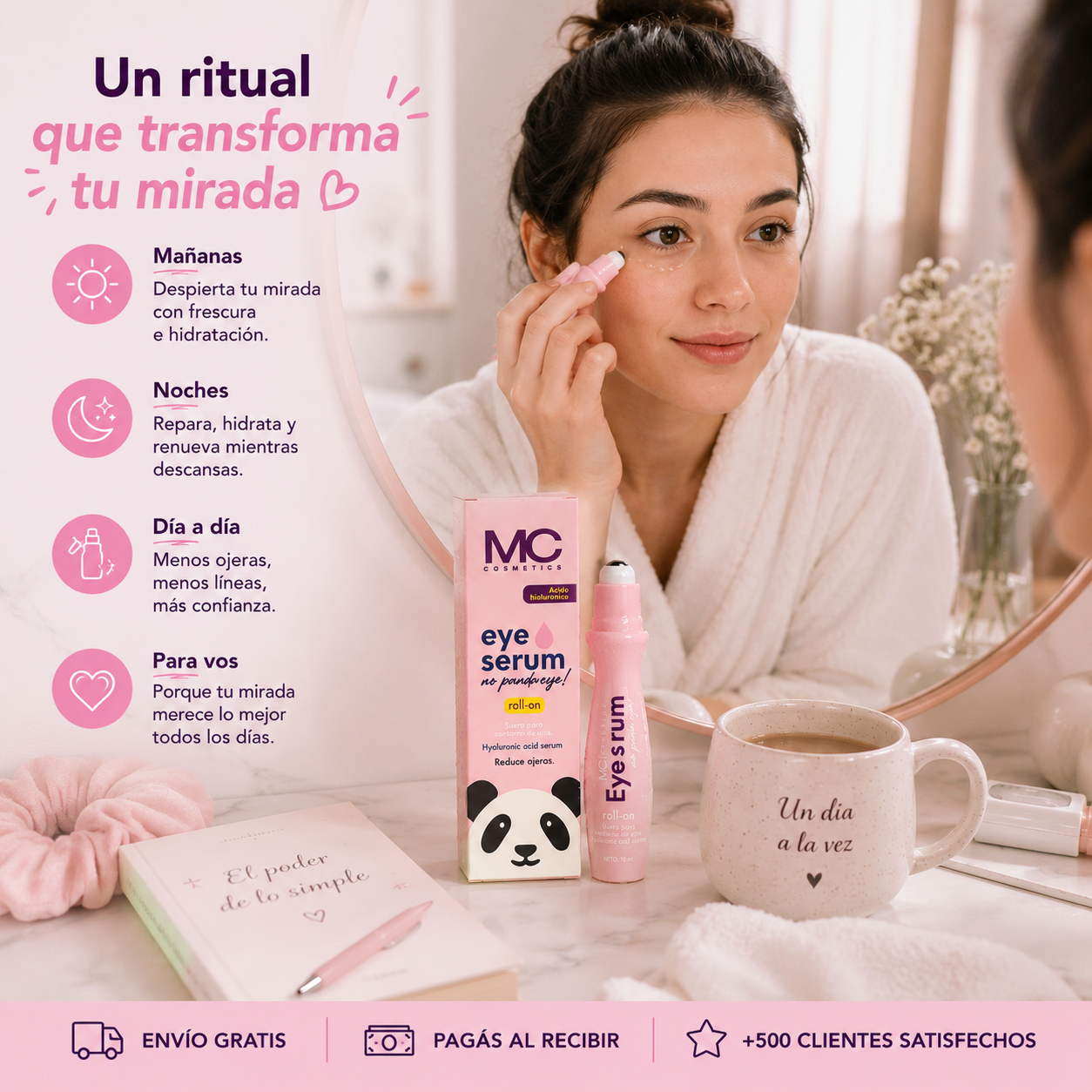 Sérum roll-on - Anti-Edad & Anti-Ojeras.