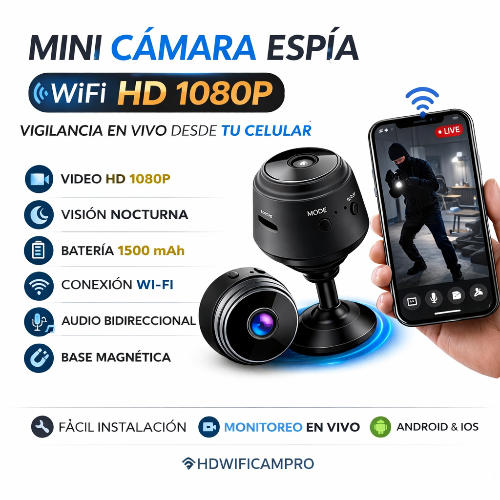 Mini Cámara HD - MaxVision A9 Pro™ - Original.