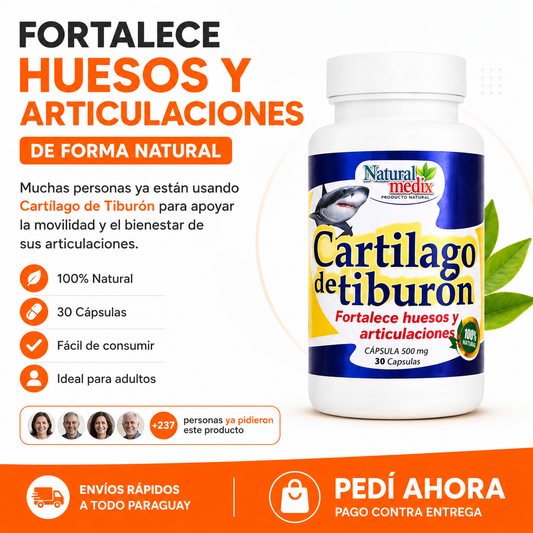 Cartílago de tiburón 500 mg. - Original.