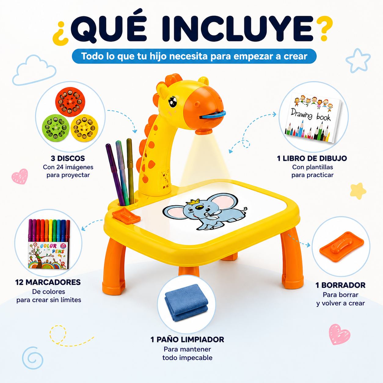 Mesa Con Proyector Para Dibujos