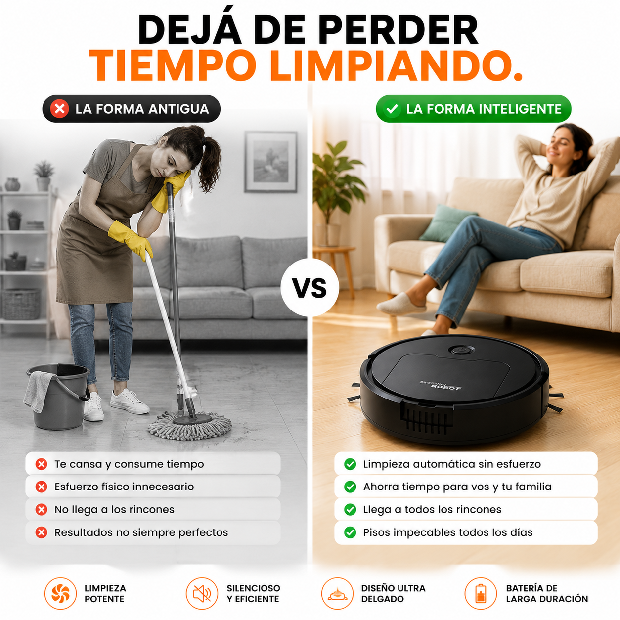 Aspirador Robot - Sweeping Robot™